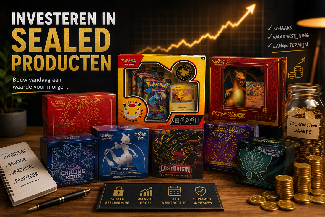 Investeren in sealed Pokémon producten: zo bouw je slim een collectie op